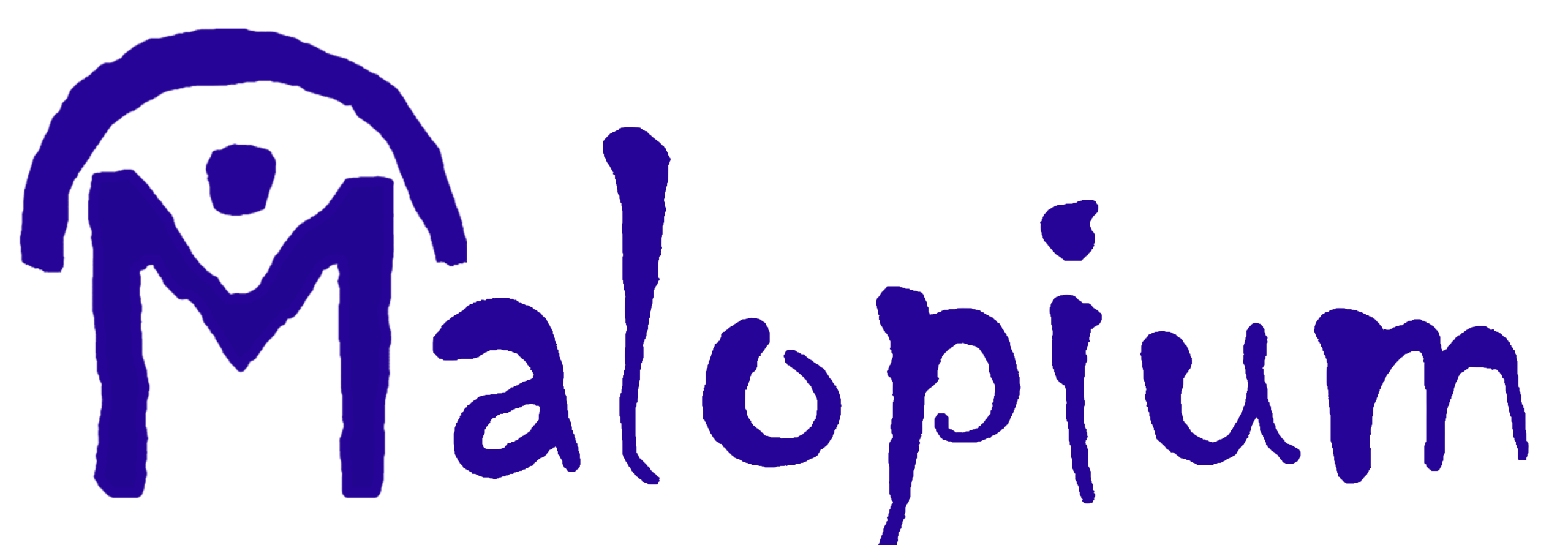Logo bleu Malopium